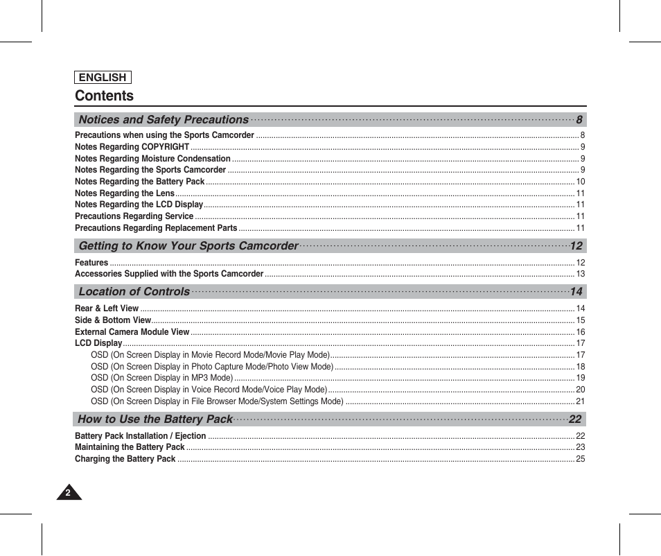 Samsung SC-X205L-XAA User Manual | Page 6 / 149