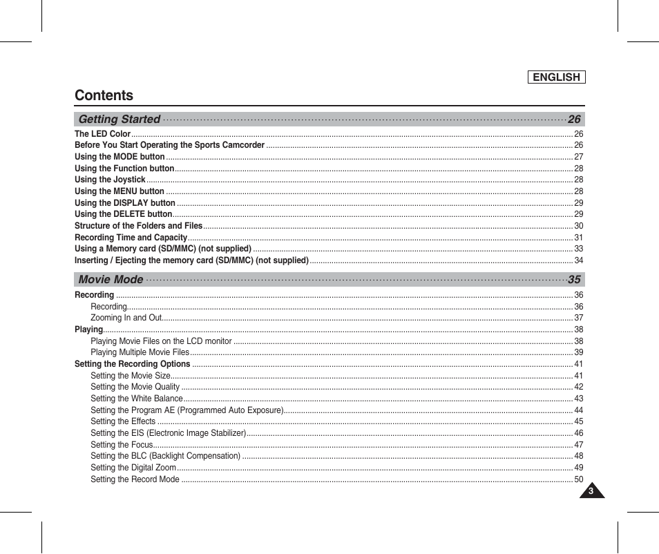 Samsung SC-X205L-XAA User Manual | Page 7 / 149