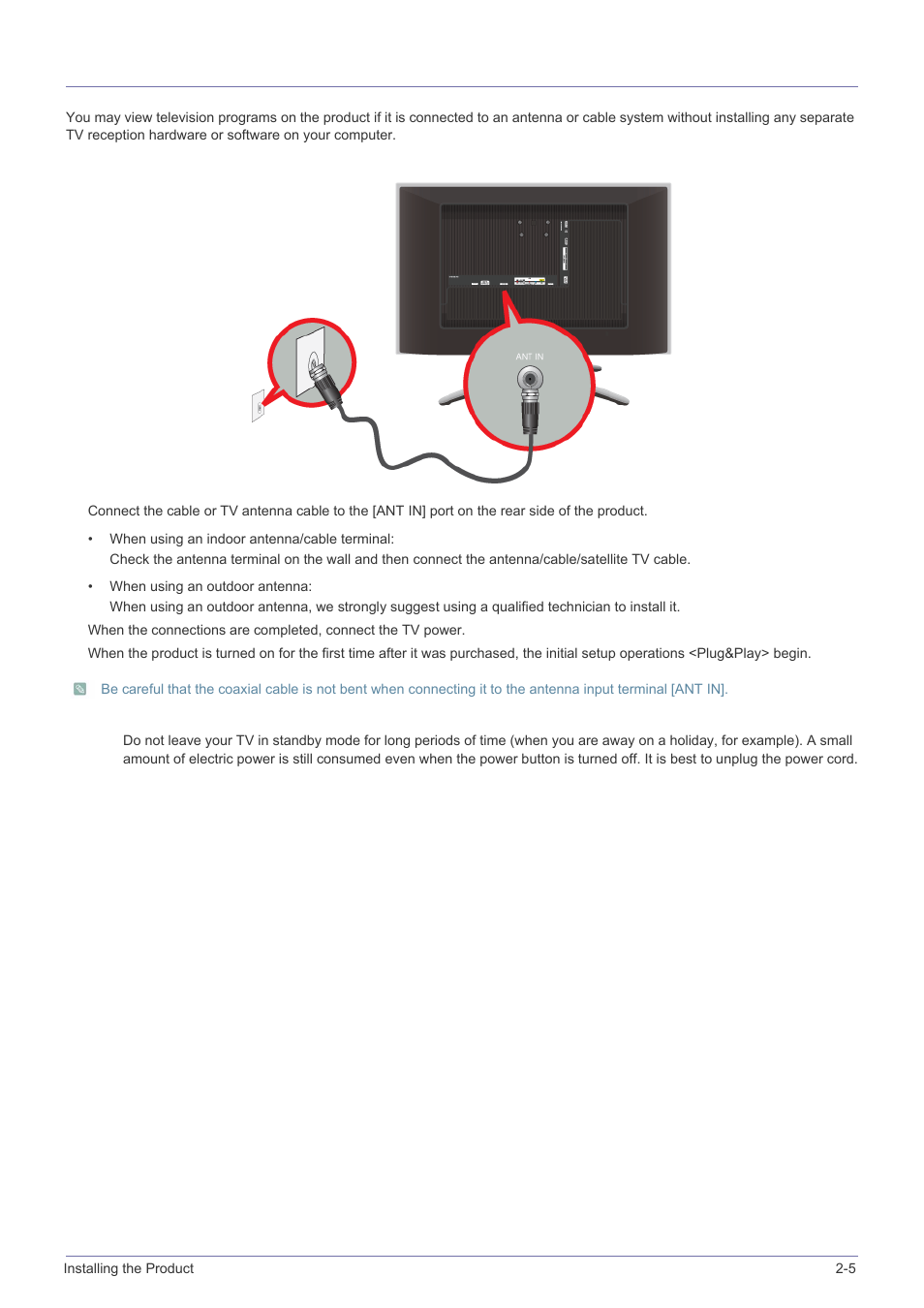 5 using it as a tv, Using it as a tv -5 | Samsung LS24F9NSM-ZA User Manual | Page 19 / 76