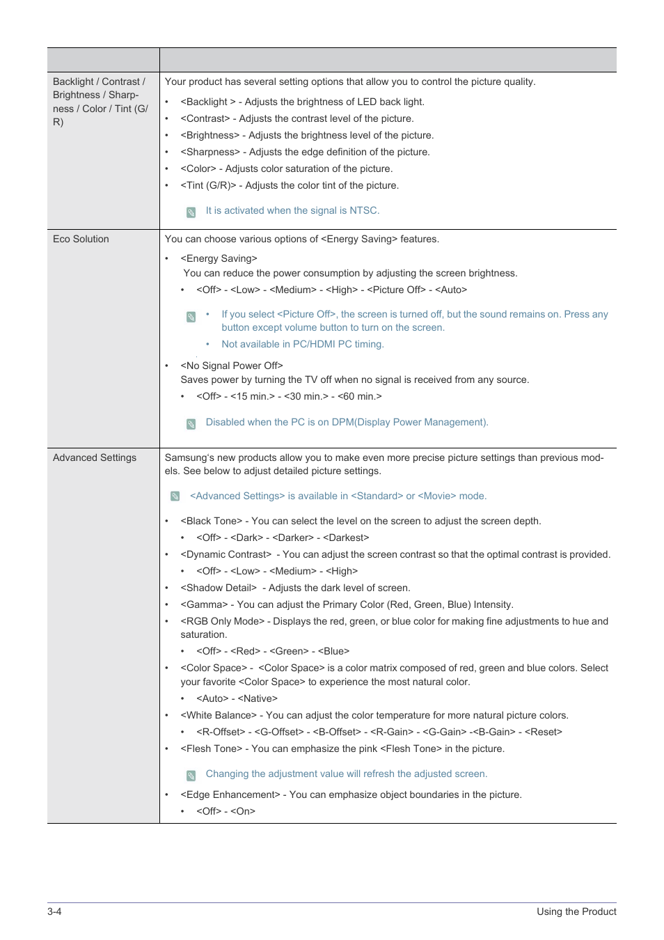 Samsung LS24F9NSM-ZA User Manual | Page 36 / 76