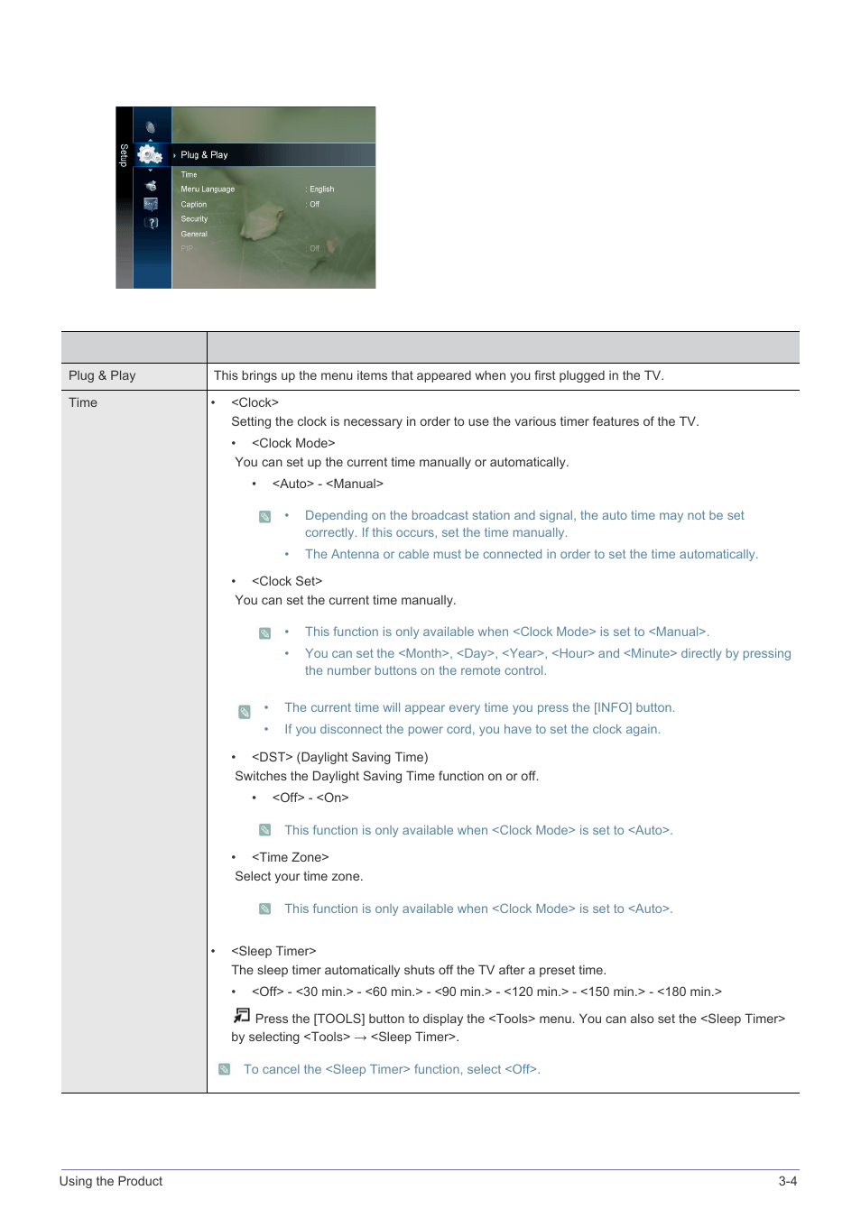 Setup | Samsung LS24F9NSM-ZA User Manual | Page 43 / 76
