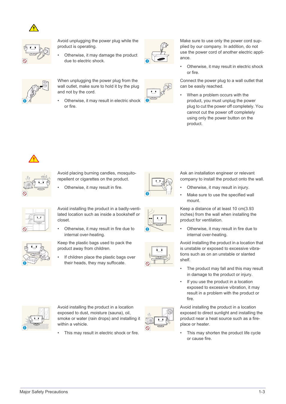 Installation related | Samsung LS24F9NSM-ZA User Manual | Page 7 / 76
