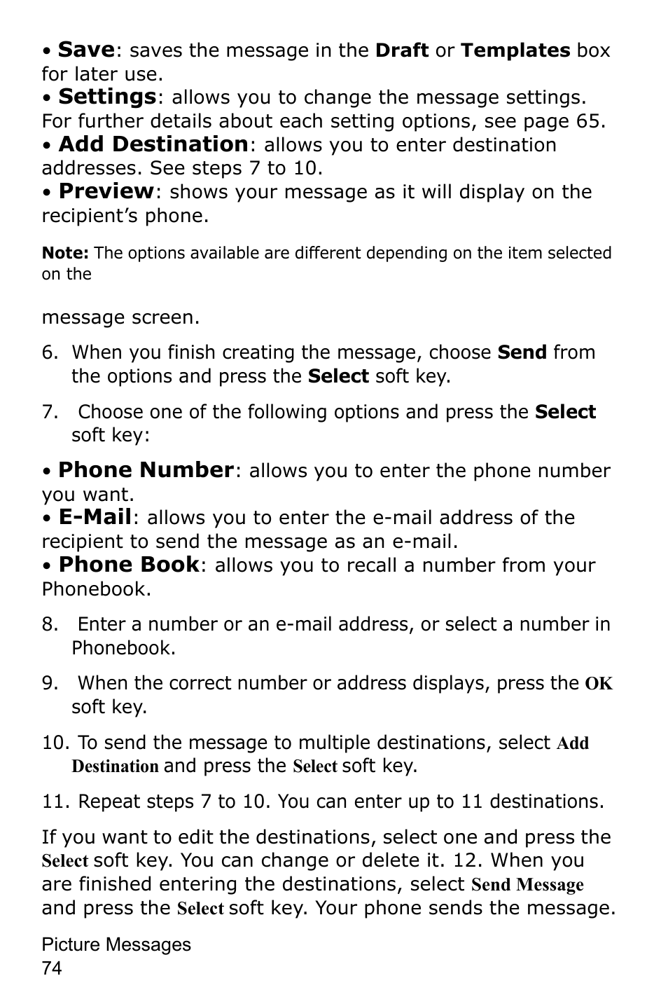 Samsung SGH-E105CSATMB User Manual | Page 77 / 165