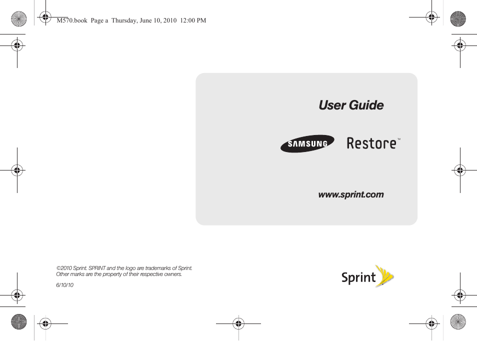 Samsung SPH-M570ZKASPR User Manual | 211 pages