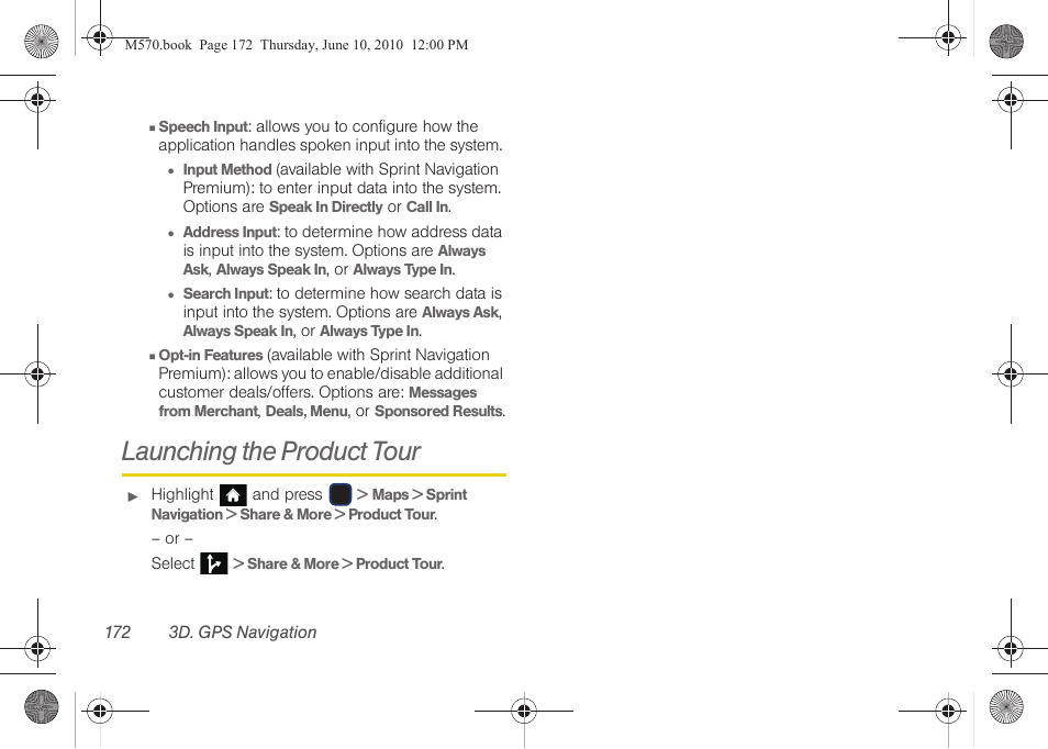 Launching the product tour | Samsung SPH-M570ZKASPR User Manual | Page 184 / 211