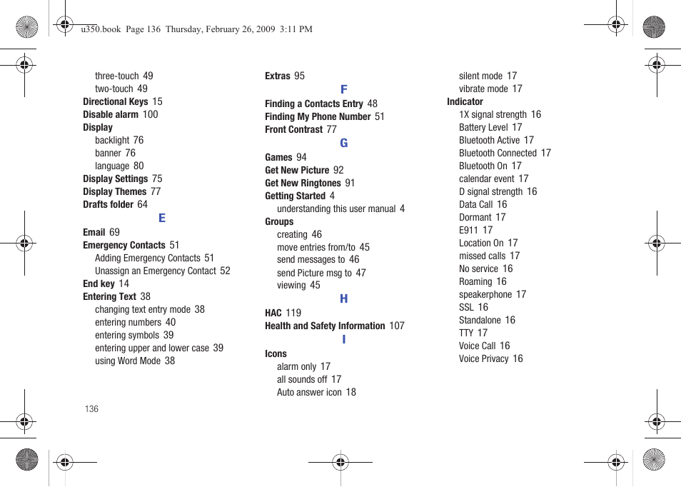 Samsung SCH-U350MAAVZW User Manual | Page 140 / 143