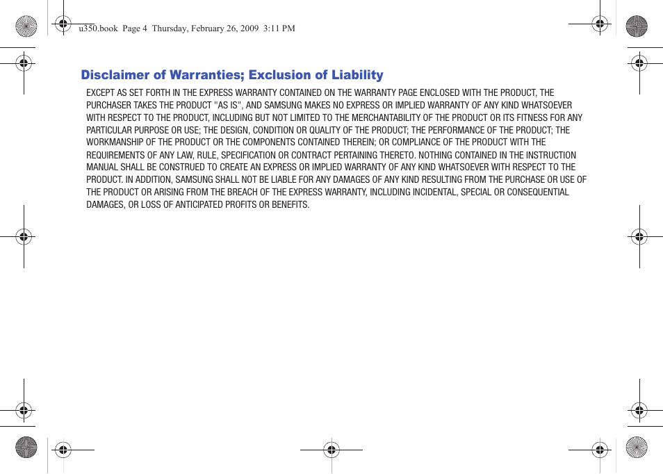 Samsung SCH-U350MAAVZW User Manual | Page 4 / 143