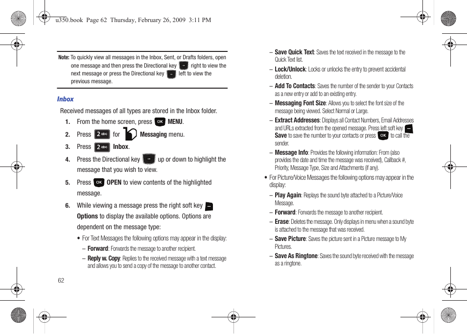 Samsung SCH-U350MAAVZW User Manual | Page 66 / 143