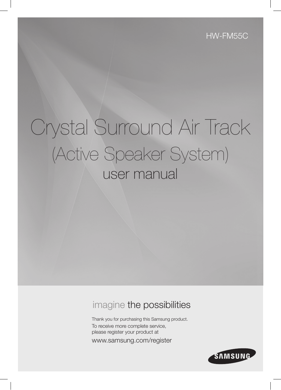 Samsung HW-FM55C-ZA User Manual | 26 pages