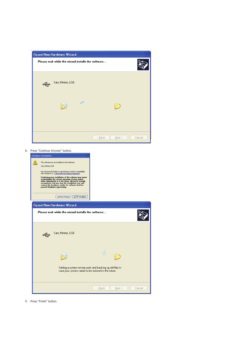 Samsung LP08CPQSS-XAA User Manual | Page 6 / 13