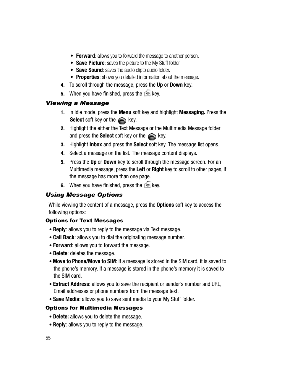 Samsung SGH-A127WRAATT User Manual | Page 58 / 130