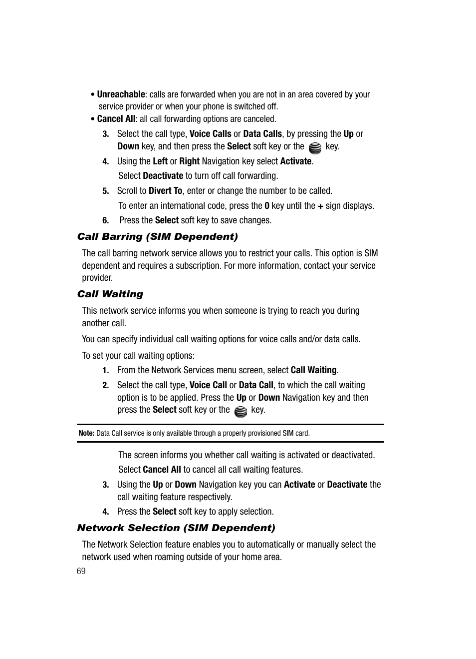 Samsung SGH-A127WRAATT User Manual | Page 72 / 130