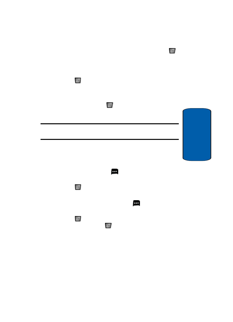 Deleting video clips, Using the video gallery | Samsung SCH-A990ZKAVZW User Manual | Page 153 / 232