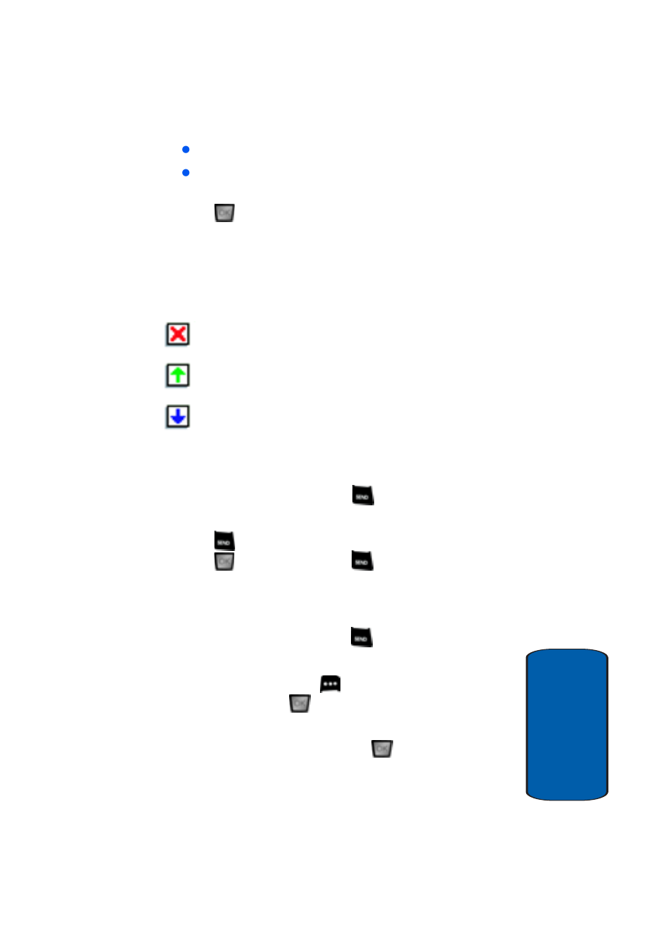 Call history icons, Making calls using call history, Creating or updating contacts using call history | Samsung SCH-A990ZKAVZW User Manual | Page 35 / 232