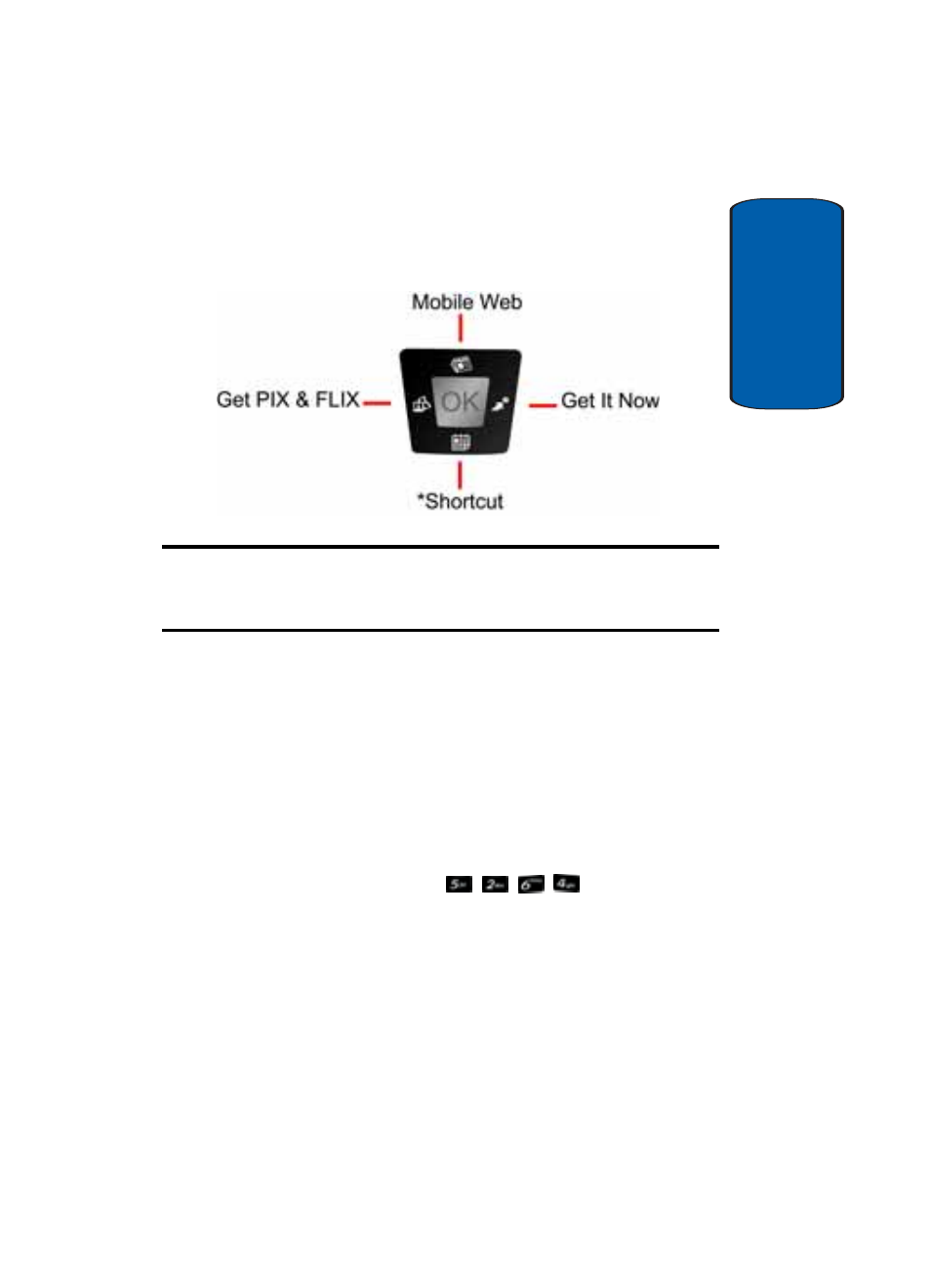 Navigation key shortcuts, Quick search, For example | Samsung SCH-A990ZKAVZW User Manual | Page 55 / 232