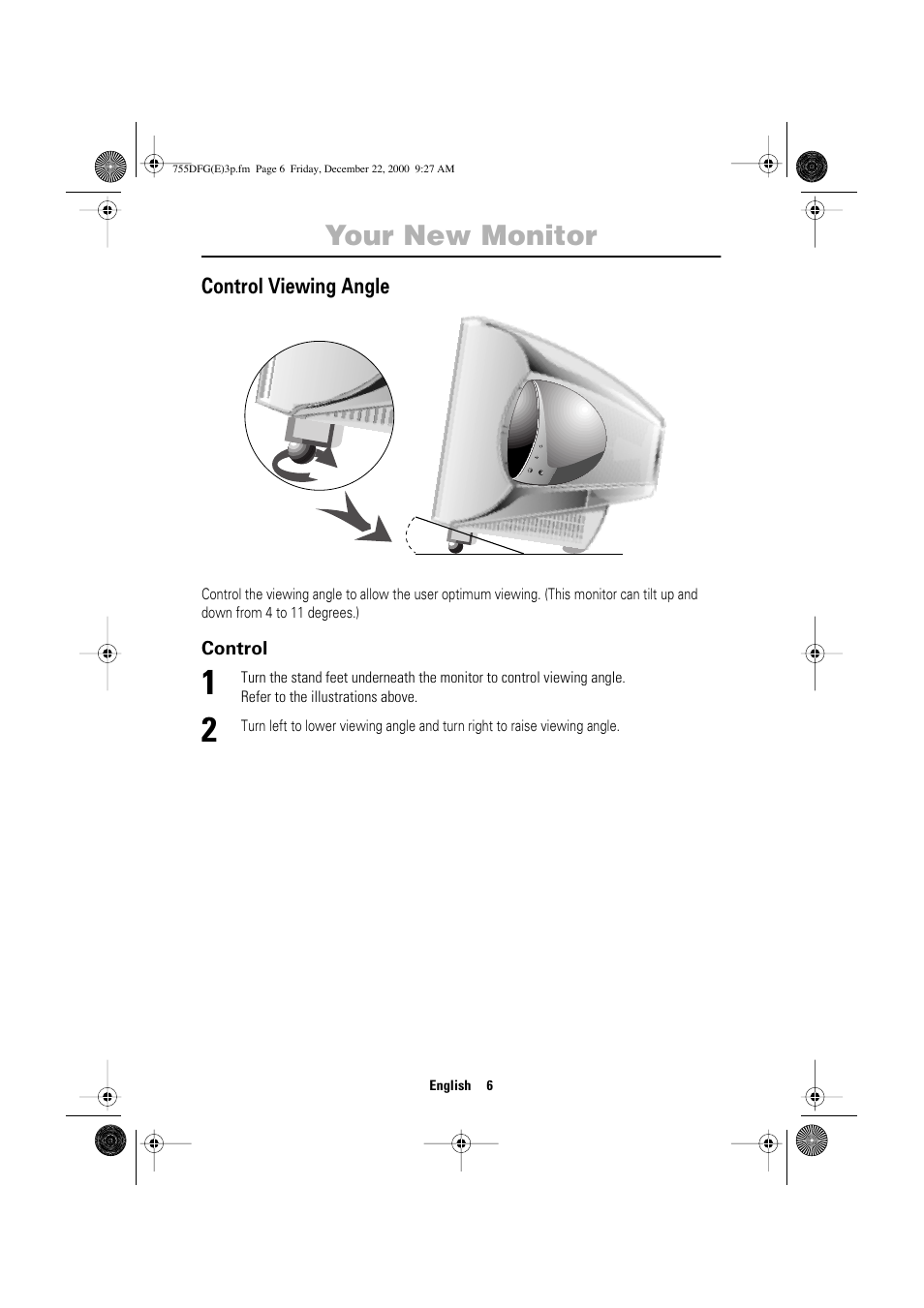 Your new monitor | Samsung TT17JSBLSV-XBM User Manual | Page 8 / 22