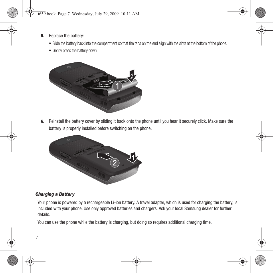 Samsung SGH-T659OSBTMB User Manual | Page 10 / 140