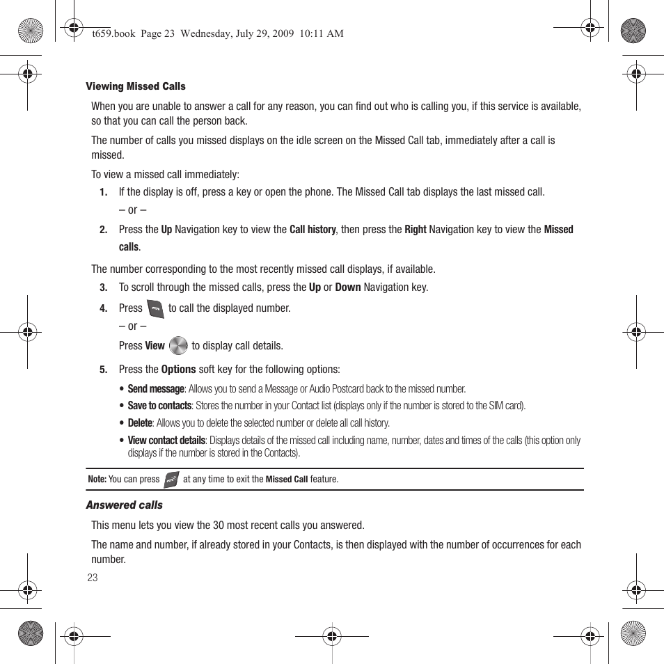 Samsung SGH-T659OSBTMB User Manual | Page 26 / 140