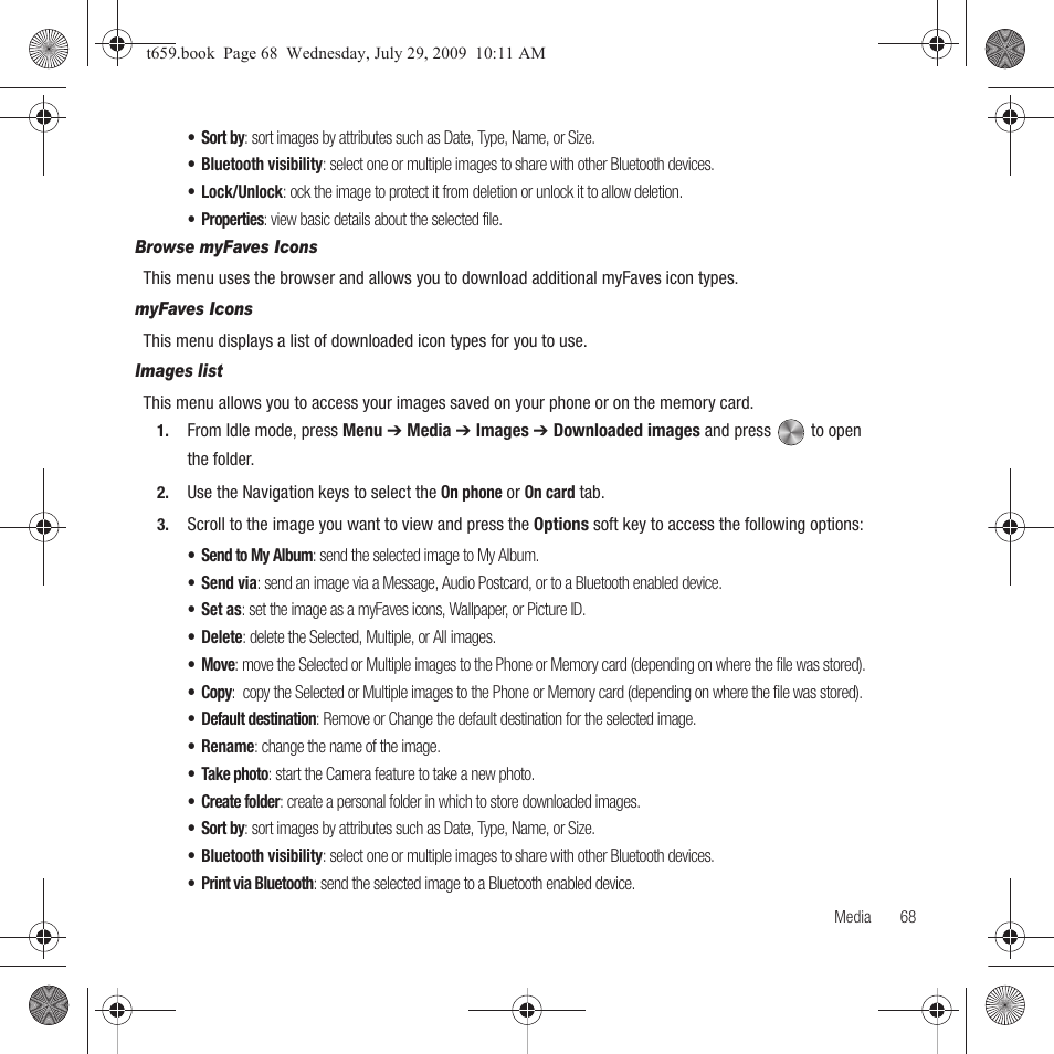 Samsung SGH-T659OSBTMB User Manual | Page 71 / 140