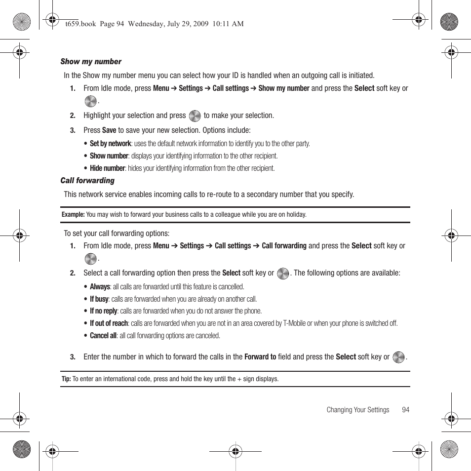 Samsung SGH-T659OSBTMB User Manual | Page 97 / 140