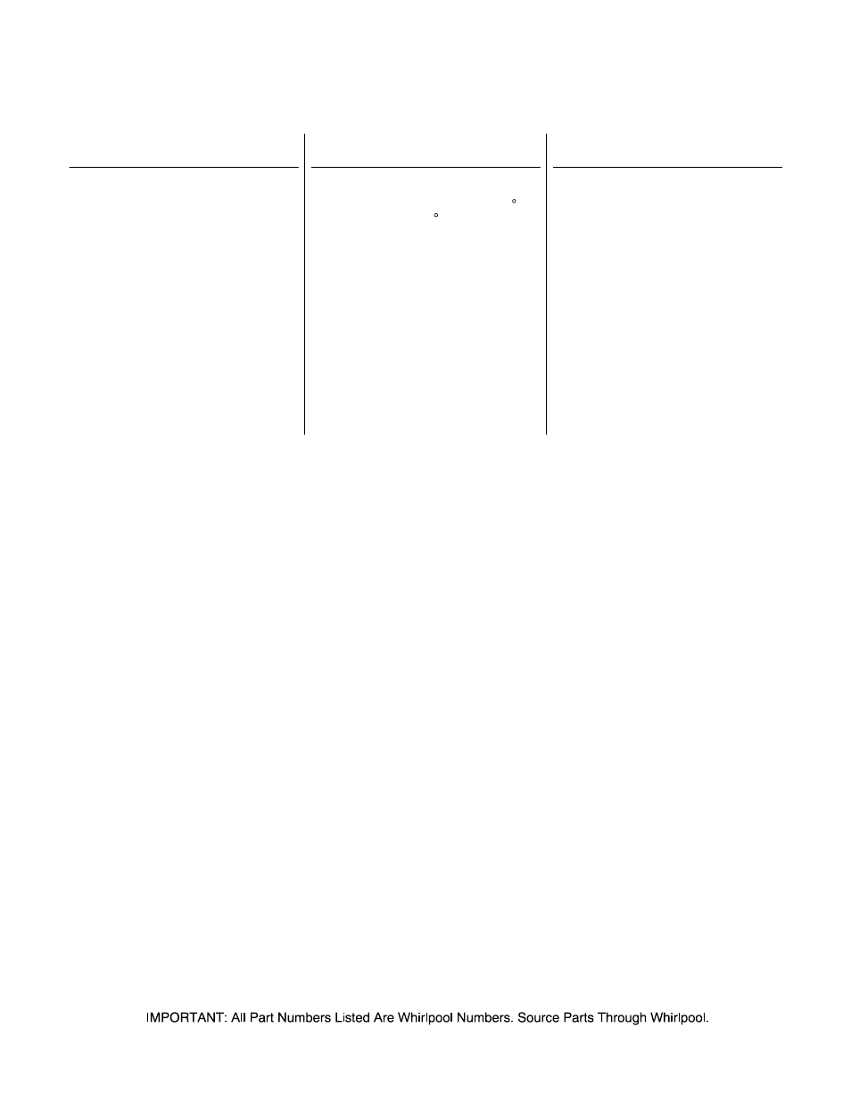 Bulkhead parts | Amana NGD5800TQ0 User Manual | Page 6 / 9