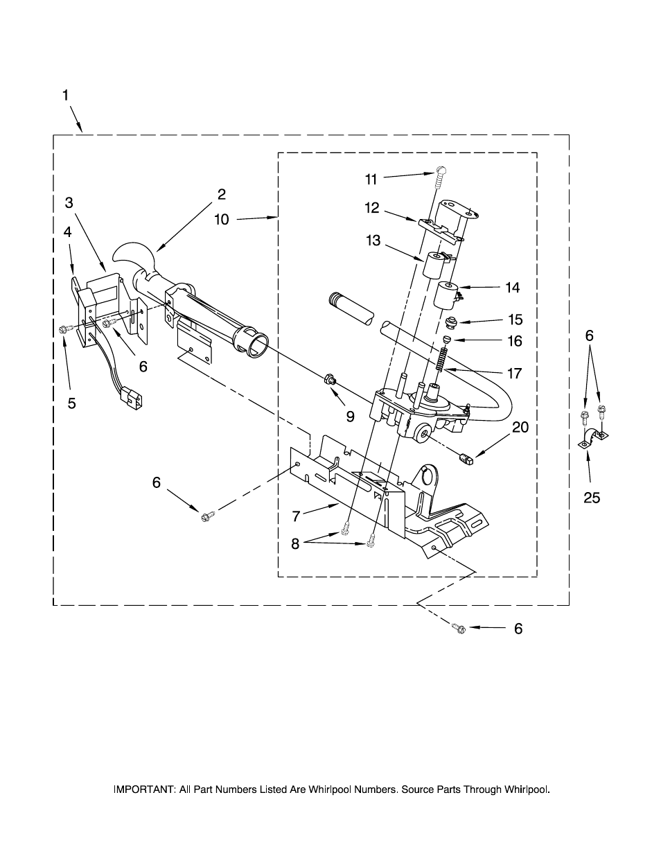 8318272 burner assembly | Amana NGD5800TQ0 User Manual | Page 7 / 9