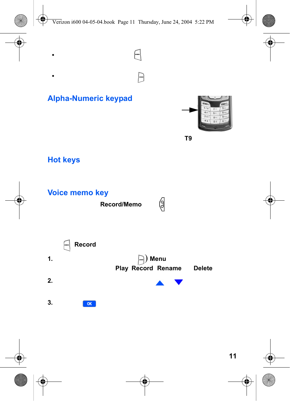 Samsung SCH-I600MSAXAR User Manual | Page 19 / 136
