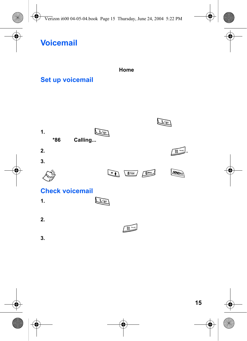 Voicemail | Samsung SCH-I600MSAXAR User Manual | Page 23 / 136