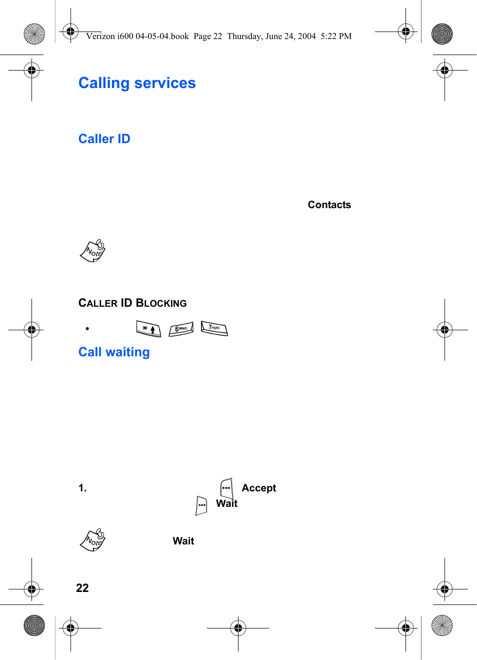 Calling services | Samsung SCH-I600MSAXAR User Manual | Page 30 / 136