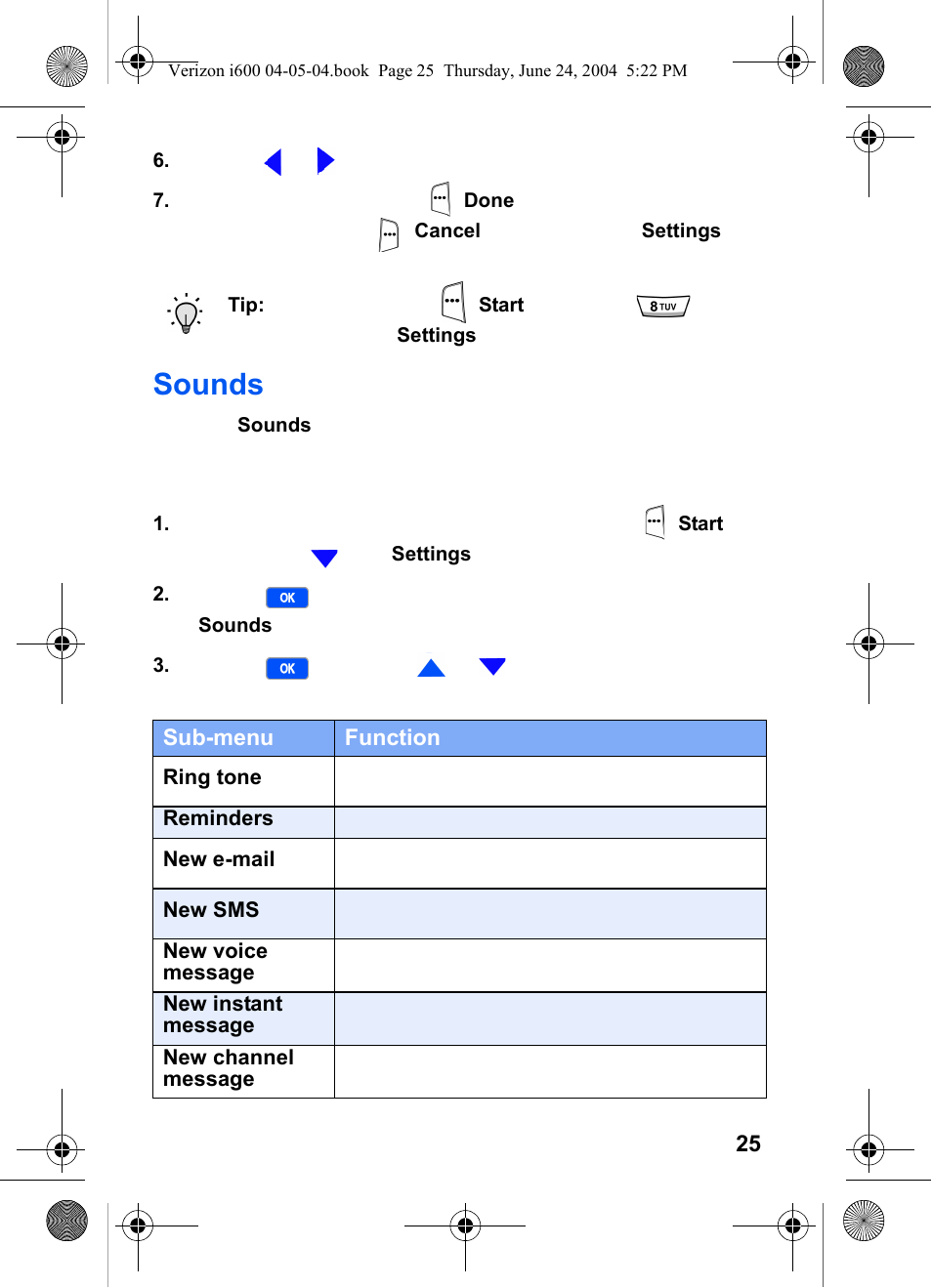 Sounds | Samsung SCH-I600MSAXAR User Manual | Page 33 / 136