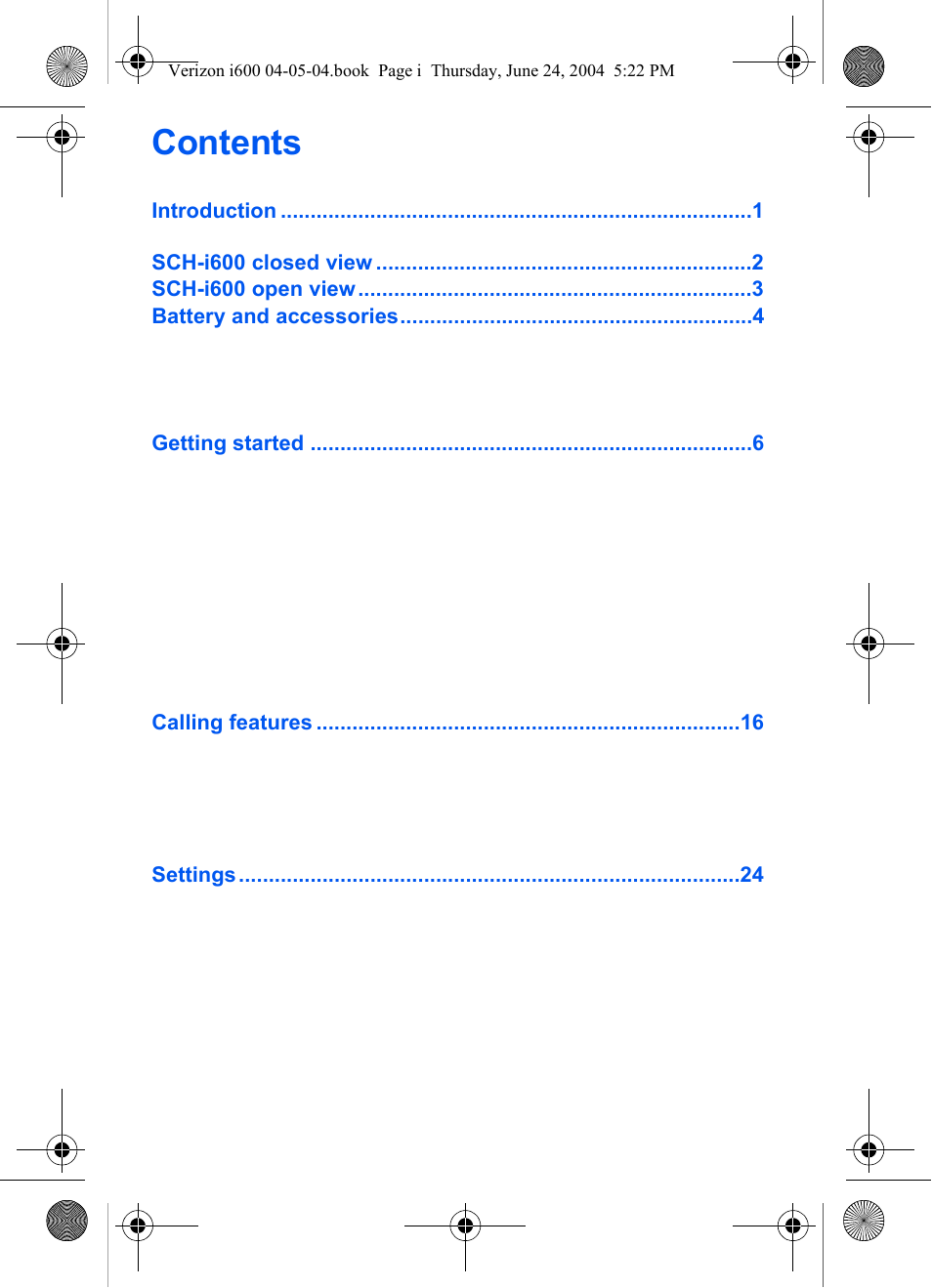 Samsung SCH-I600MSAXAR User Manual | Page 5 / 136