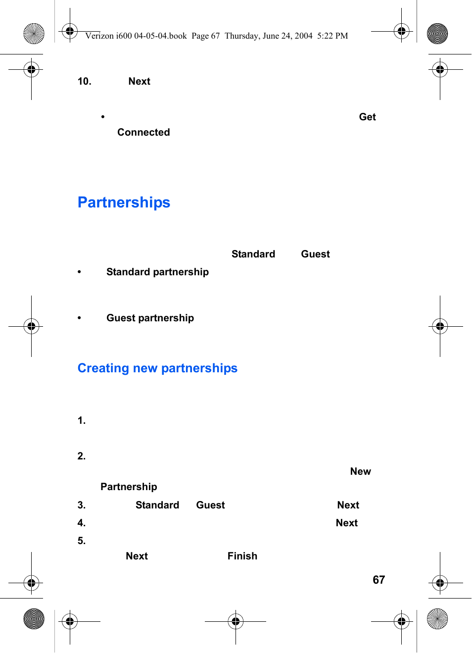 Partnerships | Samsung SCH-I600MSAXAR User Manual | Page 75 / 136