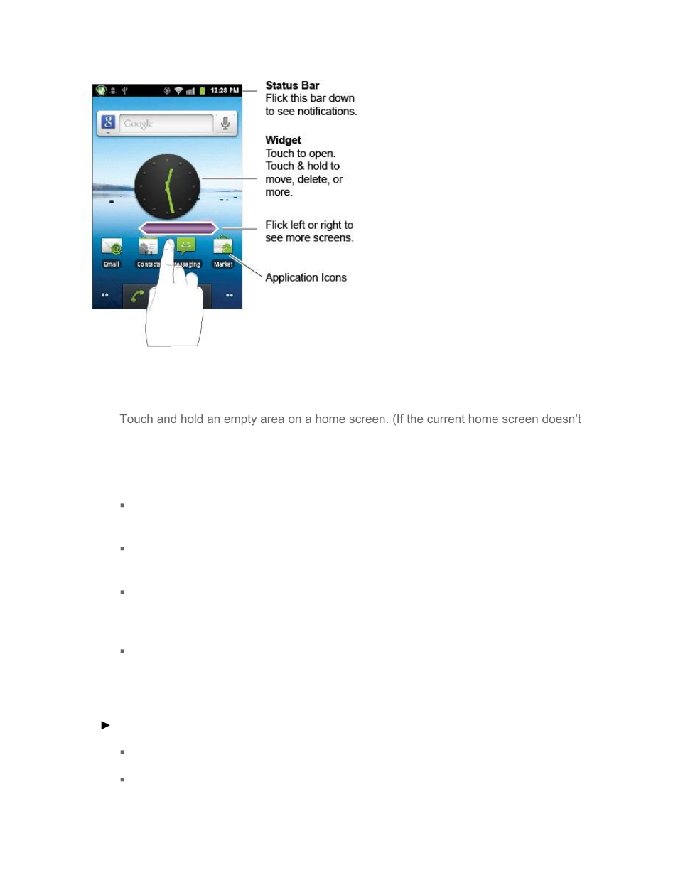 Customize the home screen | Samsung SPH-M930ZKASPR User Manual | Page 24 / 157