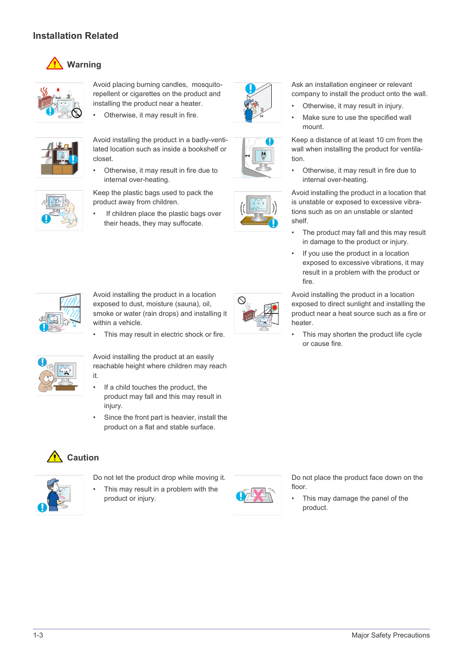 Installation related | Samsung LS23NVTABW-ZA User Manual | Page 8 / 44