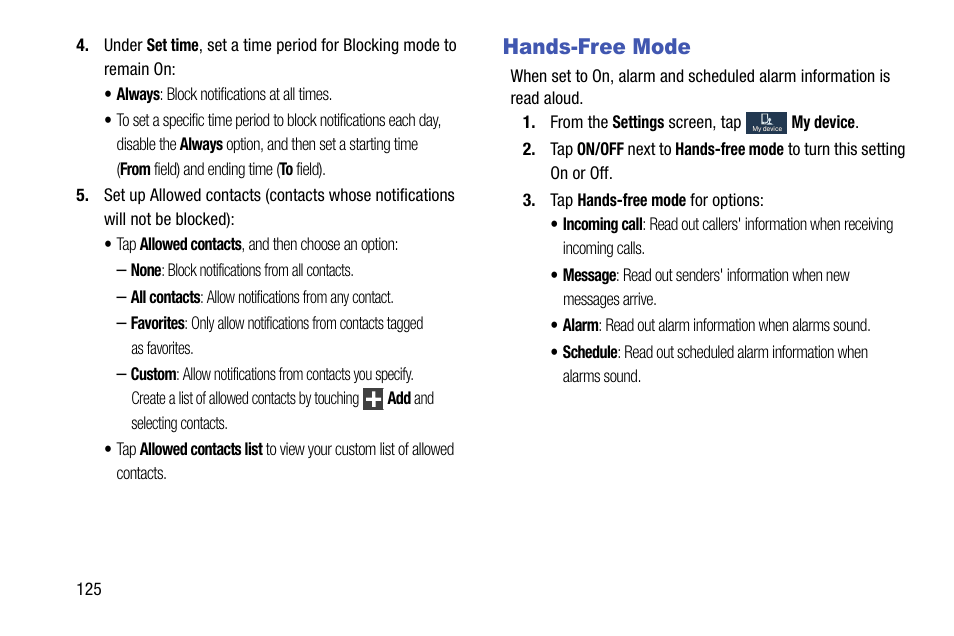 Hands-free mode | Samsung SCH-R890ZKAUSC User Manual | Page 132 / 159
