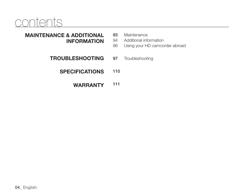 Samsung SC-HMX10C-XAA User Manual | Page 16 / 124