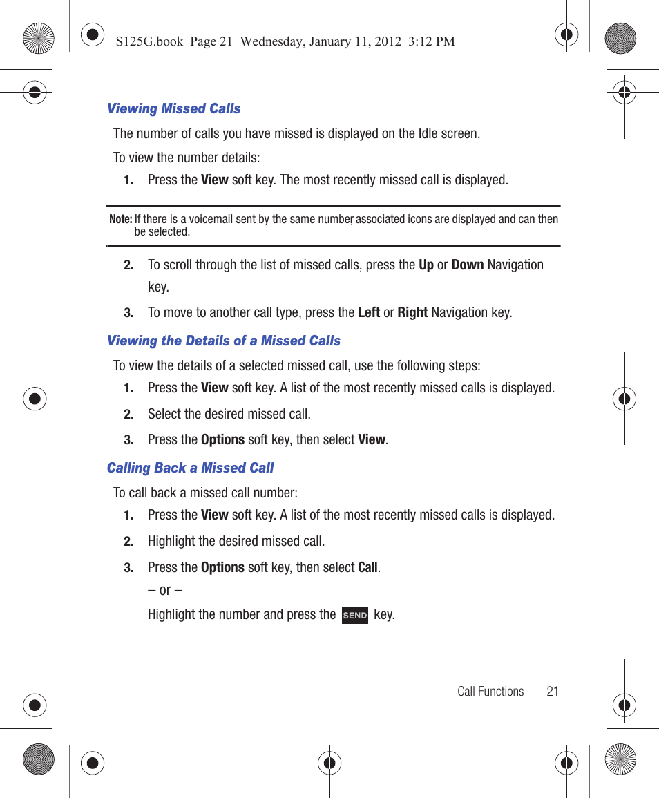 Samsung SGH-S125ZSATFN User Manual | Page 27 / 77