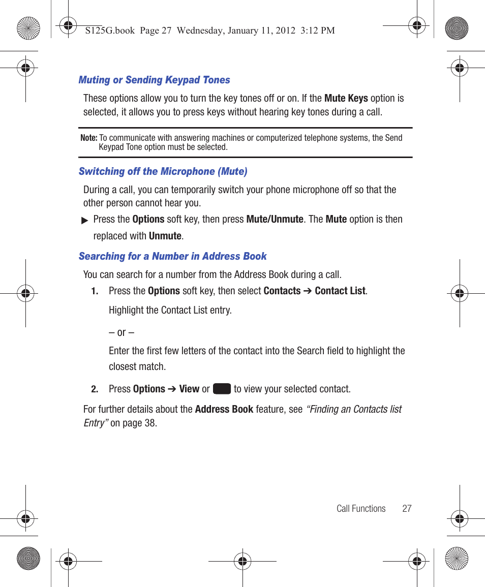 Samsung SGH-S125ZSATFN User Manual | Page 33 / 77