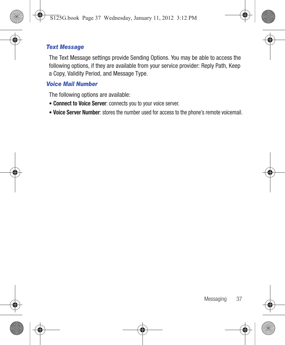 Samsung SGH-S125ZSATFN User Manual | Page 43 / 77