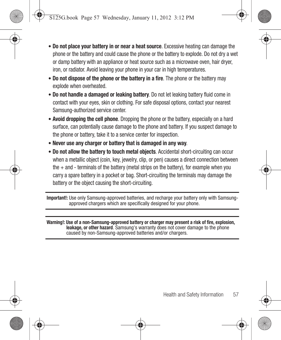 Samsung SGH-S125ZSATFN User Manual | Page 63 / 77