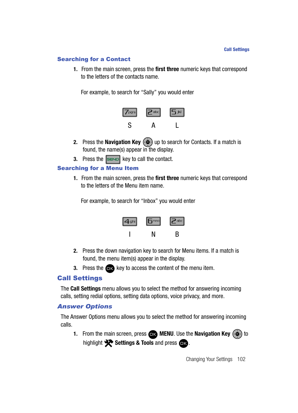 Call settings | Samsung SCH-U900ZKAVZW User Manual | Page 105 / 181