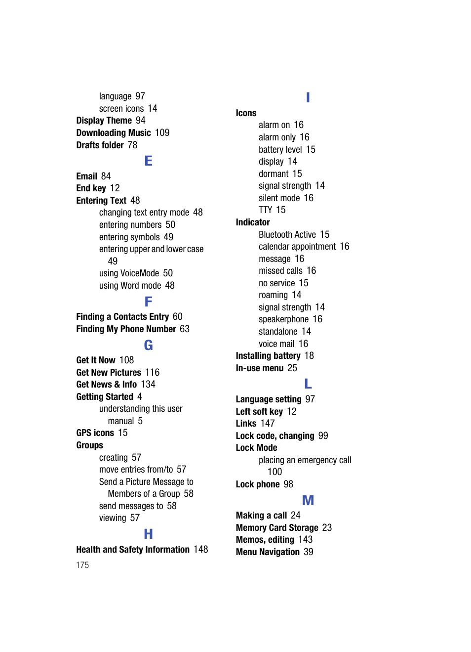 Samsung SCH-U900ZKAVZW User Manual | Page 178 / 181