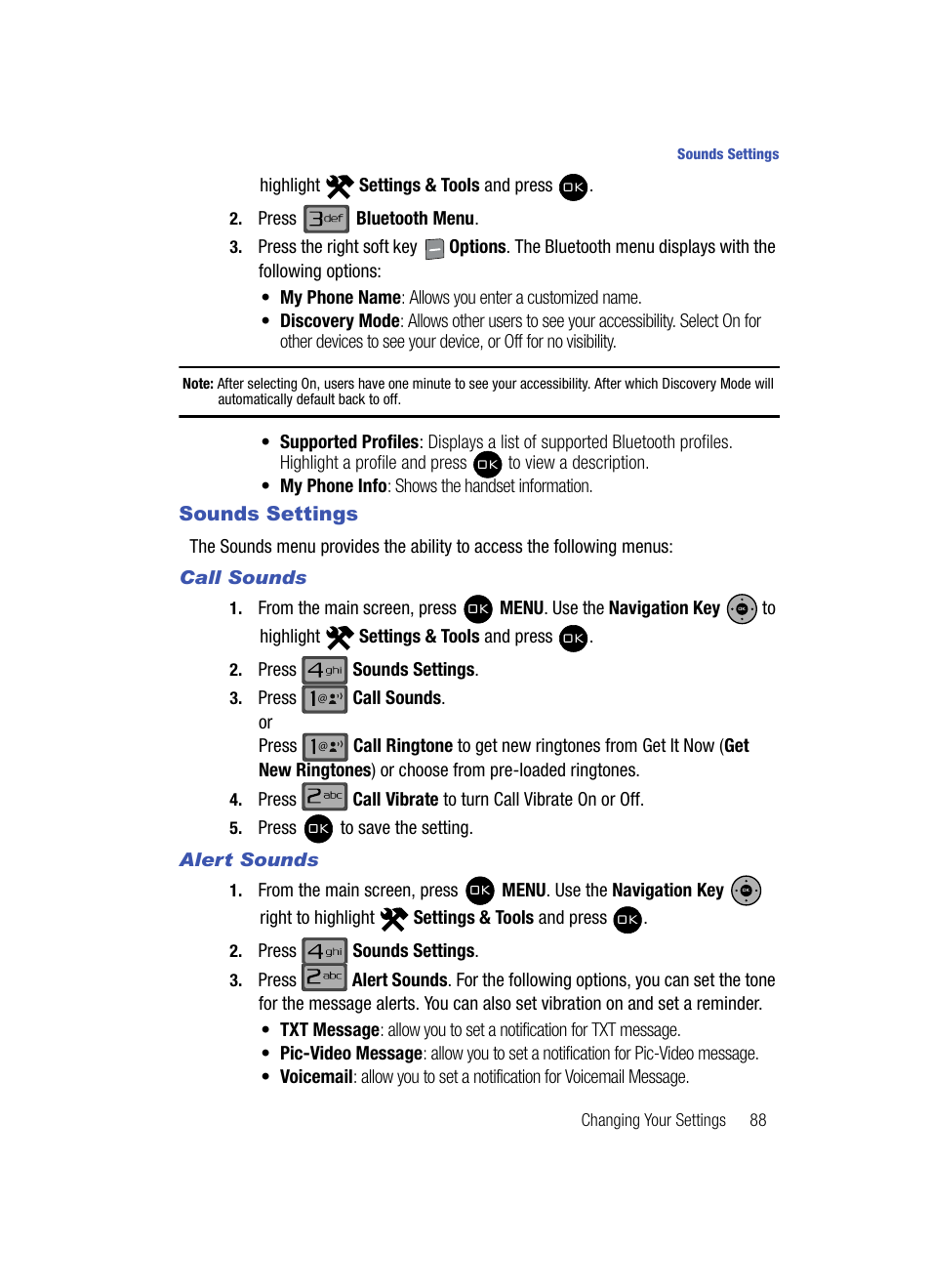 Sounds settings | Samsung SCH-U900ZKAVZW User Manual | Page 91 / 181