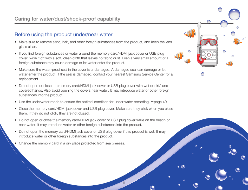 Samsung HMX-W300RN-XAA User Manual | Page 3 / 112