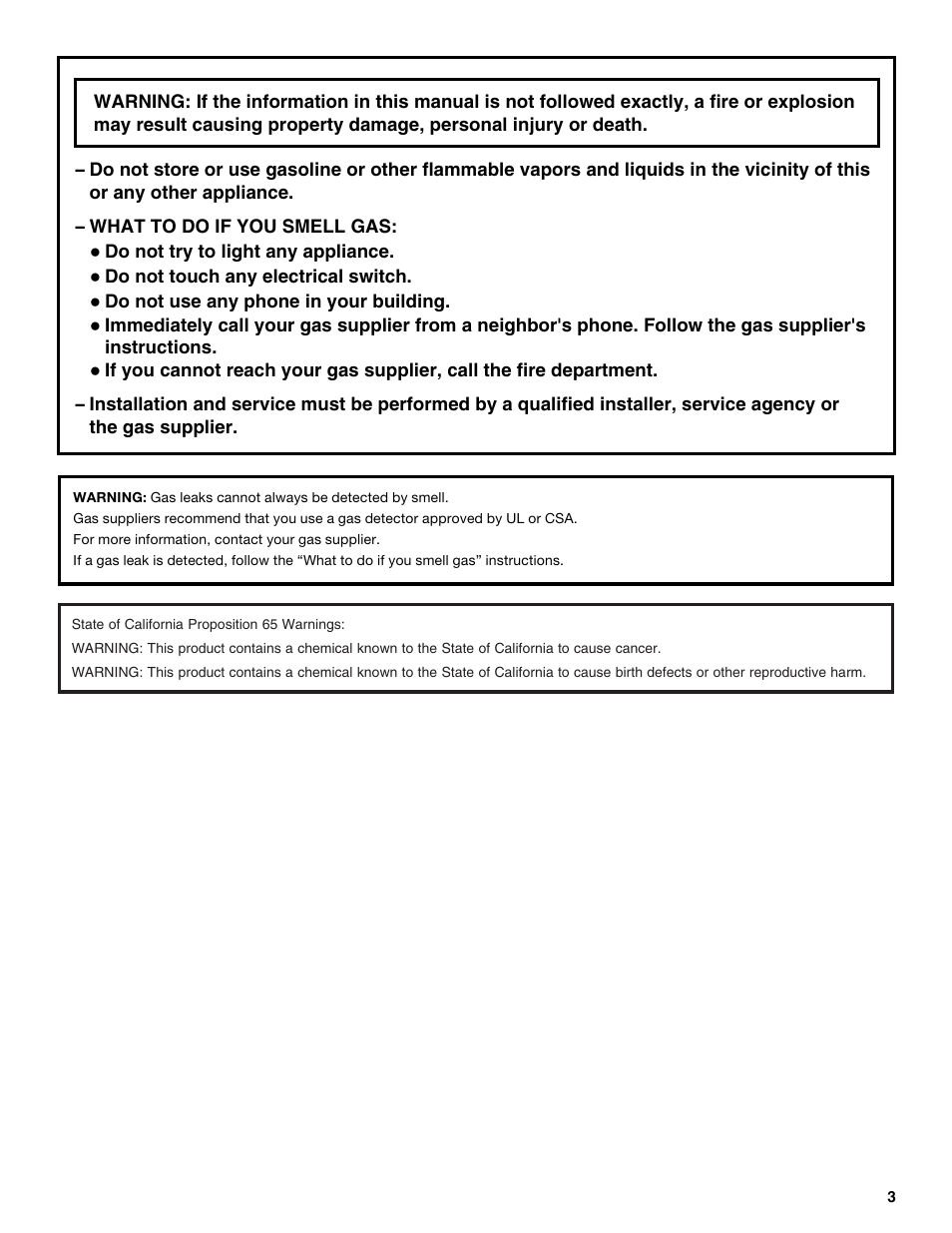 Amana W10320693A User Manual | Page 3 / 28