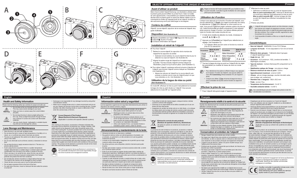 Samsung EX-F10ANW-US User Manual | Page 2 / 2