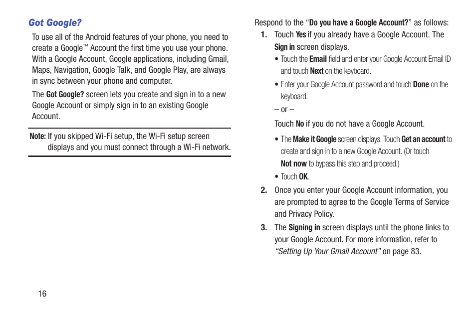 Got google | Samsung SCH-R530RWBMTR User Manual | Page 21 / 254