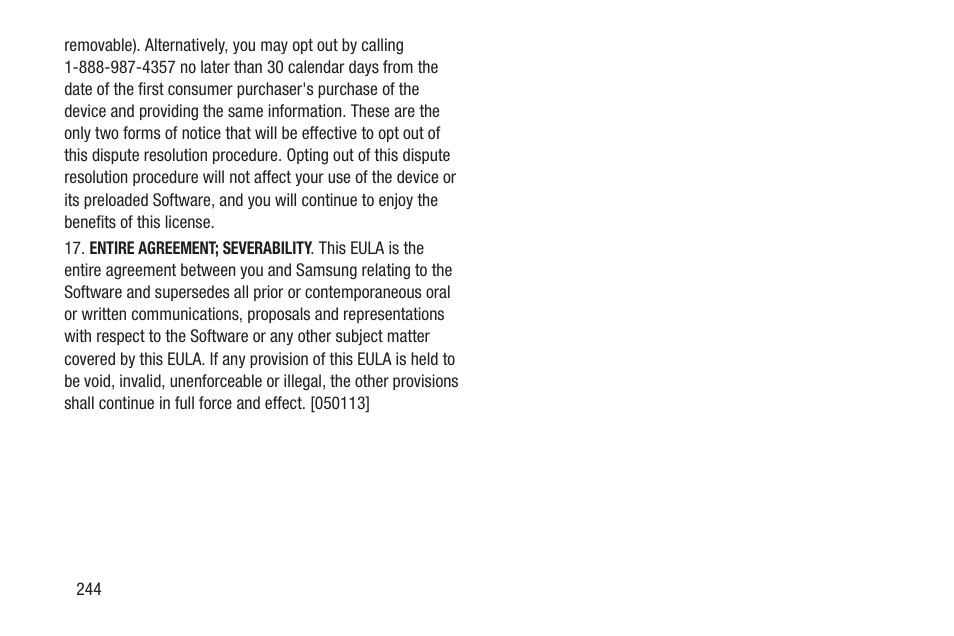 Samsung SCH-R530RWBMTR User Manual | Page 249 / 254