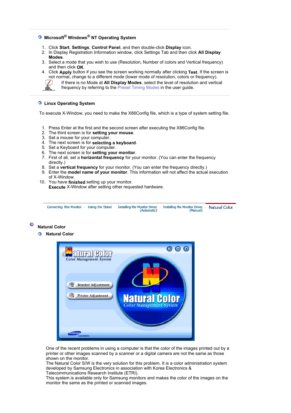 Syncmaster 740n / 940n | Samsung LS19HABBBY-XAA User Manual | Page 31 / 160