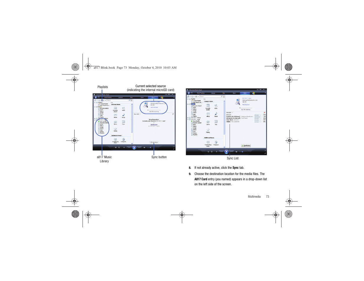 Samsung SGH-A817ZKAATT User Manual | Page 77 / 199